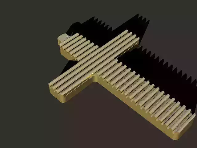 Cross themed jewelry pendant