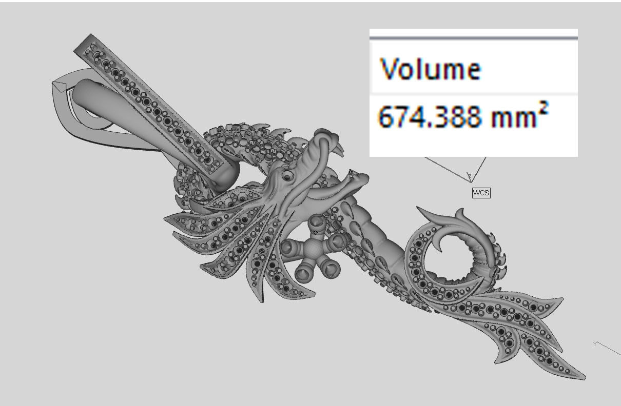 earrings dragon 3D print model_3