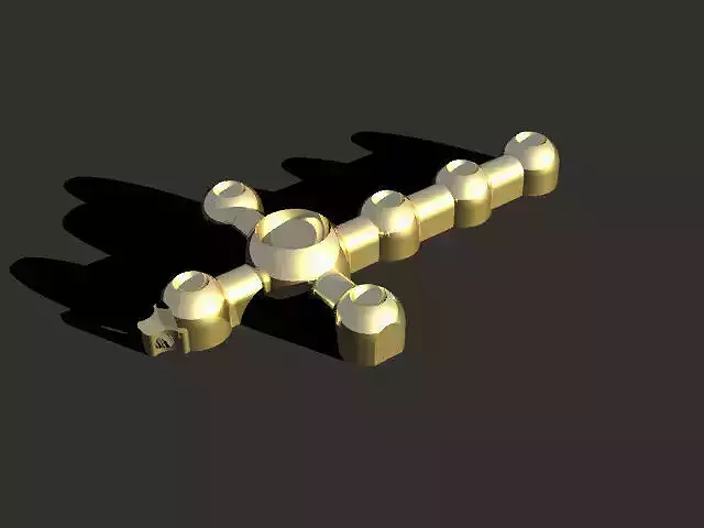 Cross themed jewelry pendant