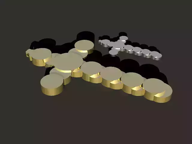 Cross themed jewelry pendant