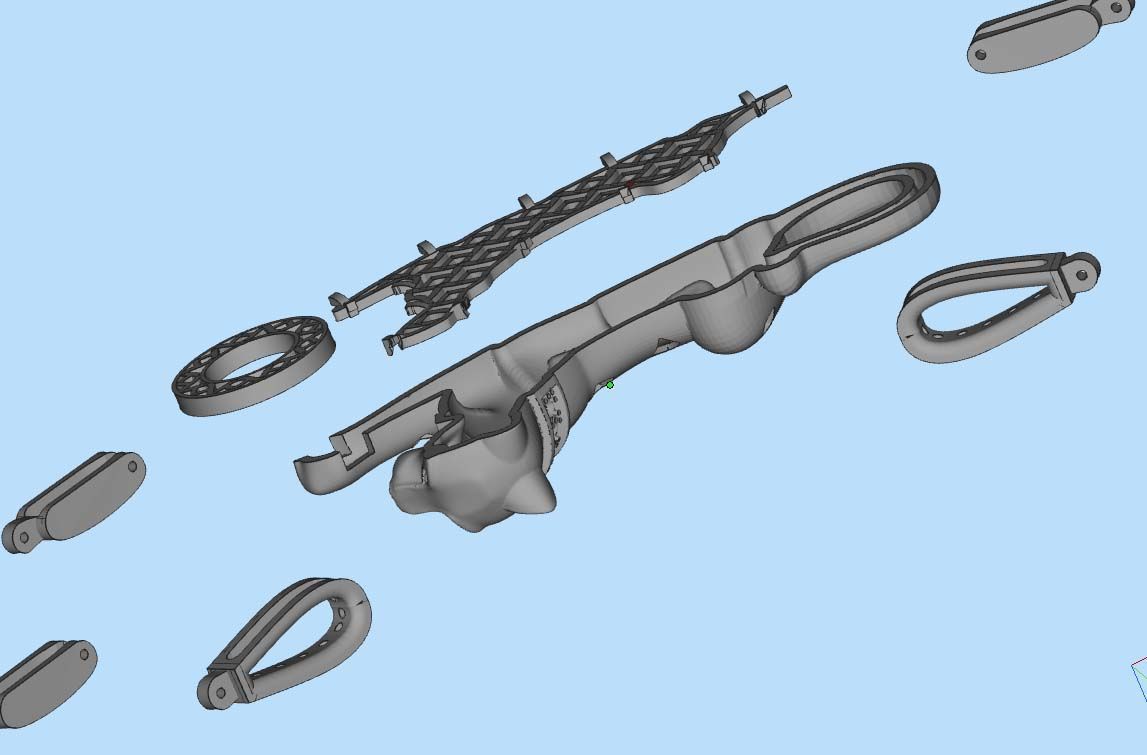 pendant panther 3D print model_47