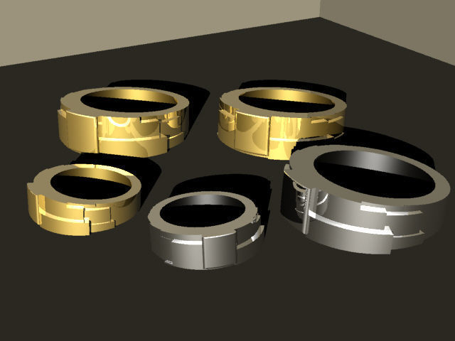 jewelry ring 3D print model_1
