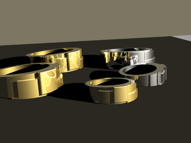 jewelry ring 3D print model_3