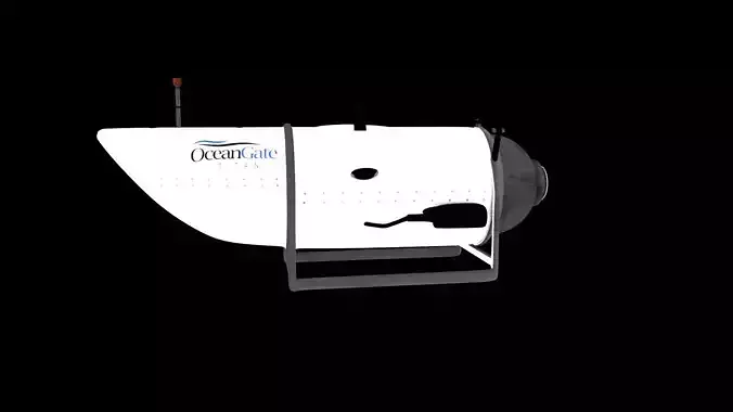 OceanGate Titan Submarine 3D model OceanGate Titan Submarine 3D model