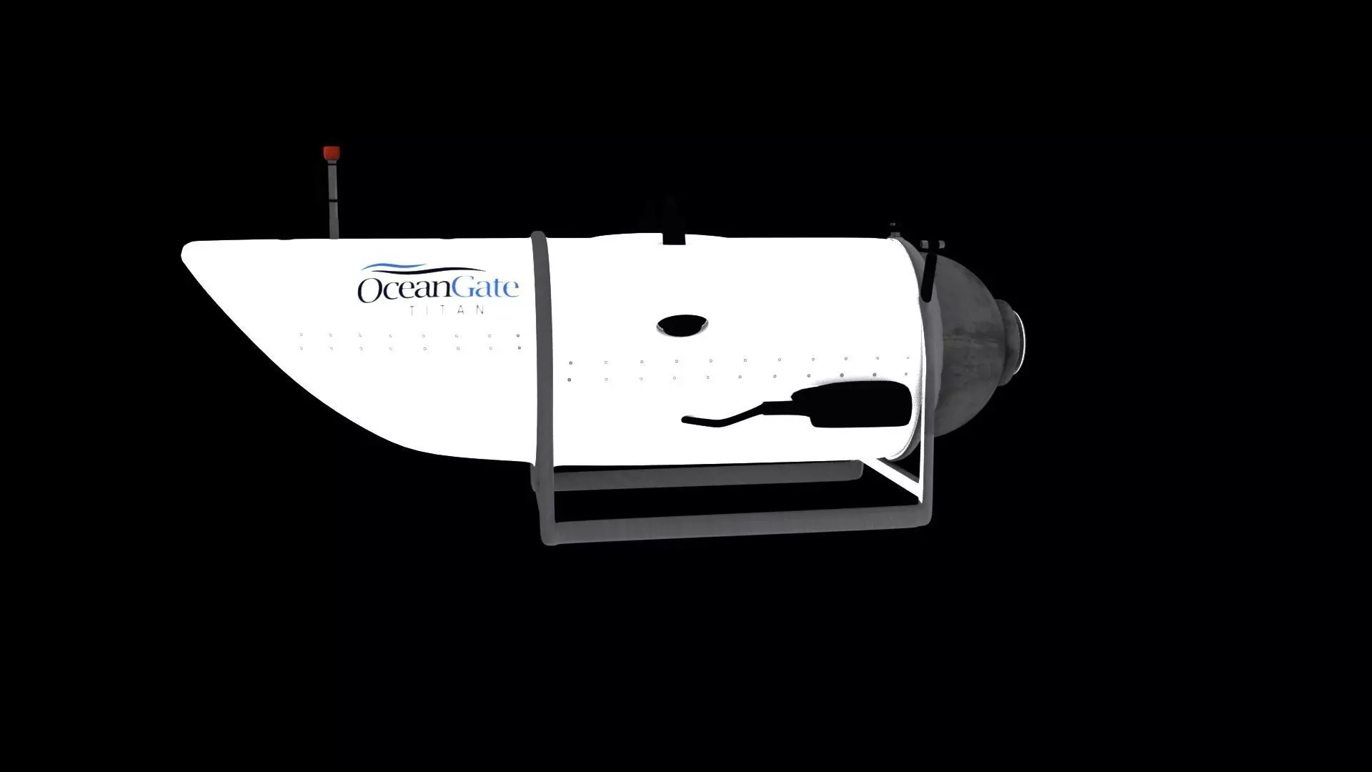 OceanGate Titan Submarine 3D model_0