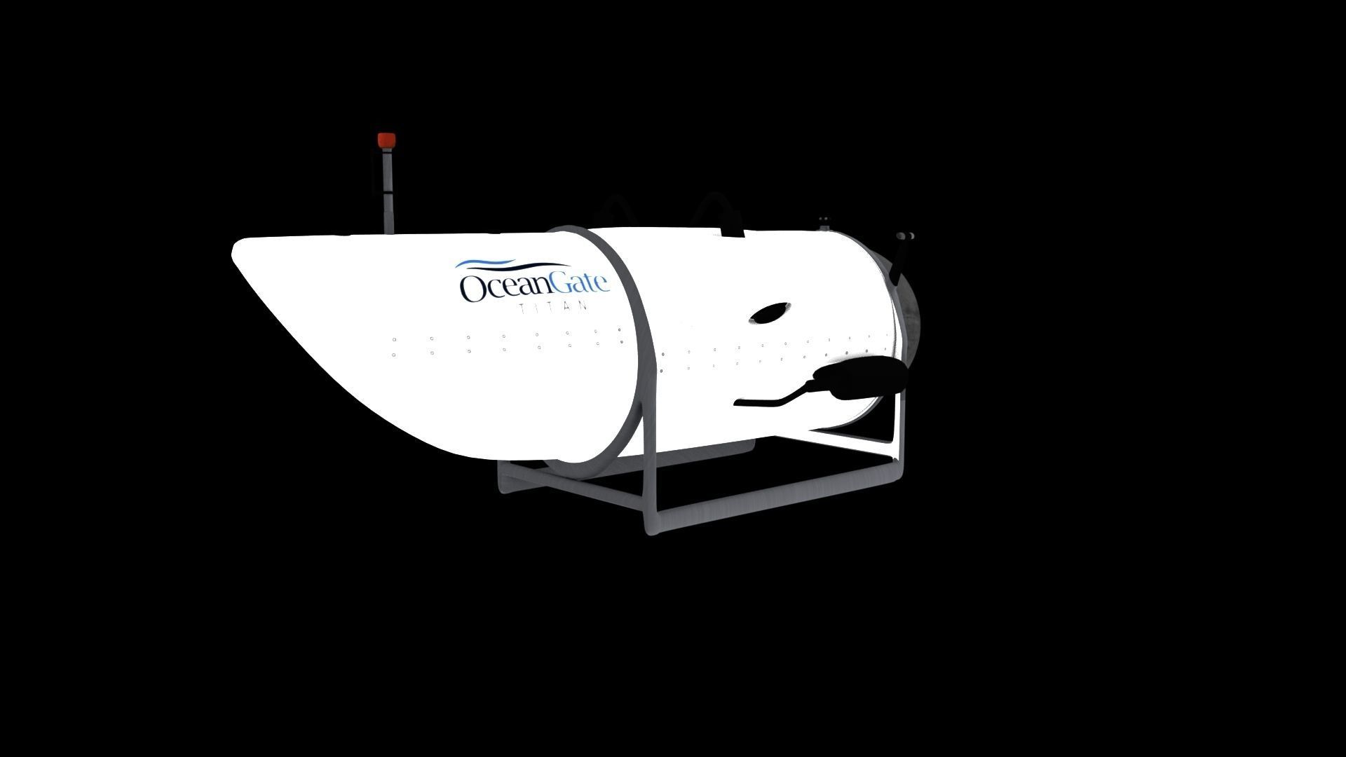 OceanGate Titan Submarine 3D model_2