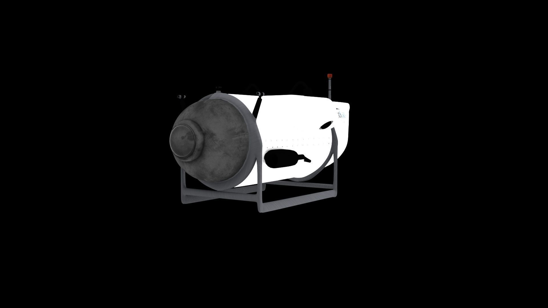 OceanGate Titan Submarine 3D model_1