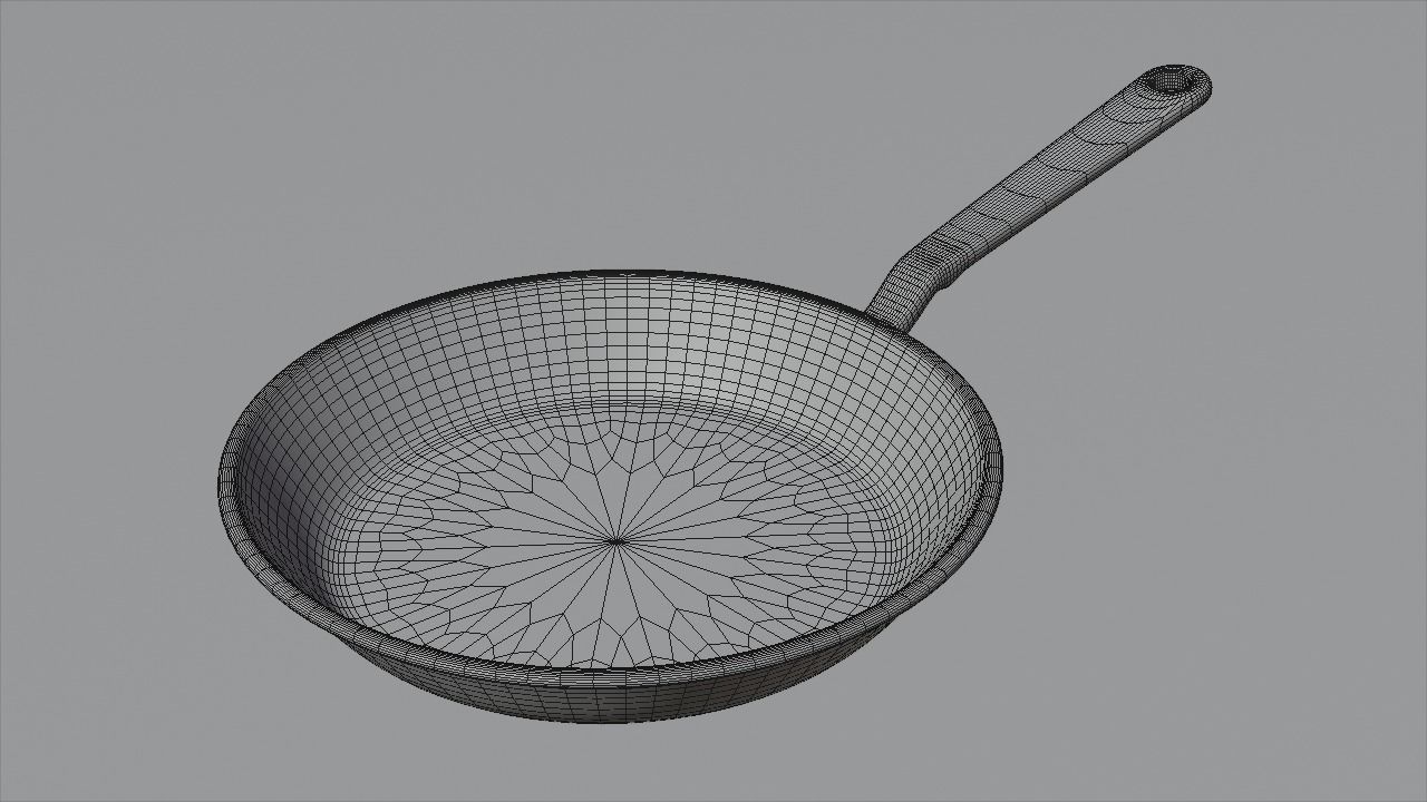 3D model Three frying pans VR / AR / lowpoly CGTrader