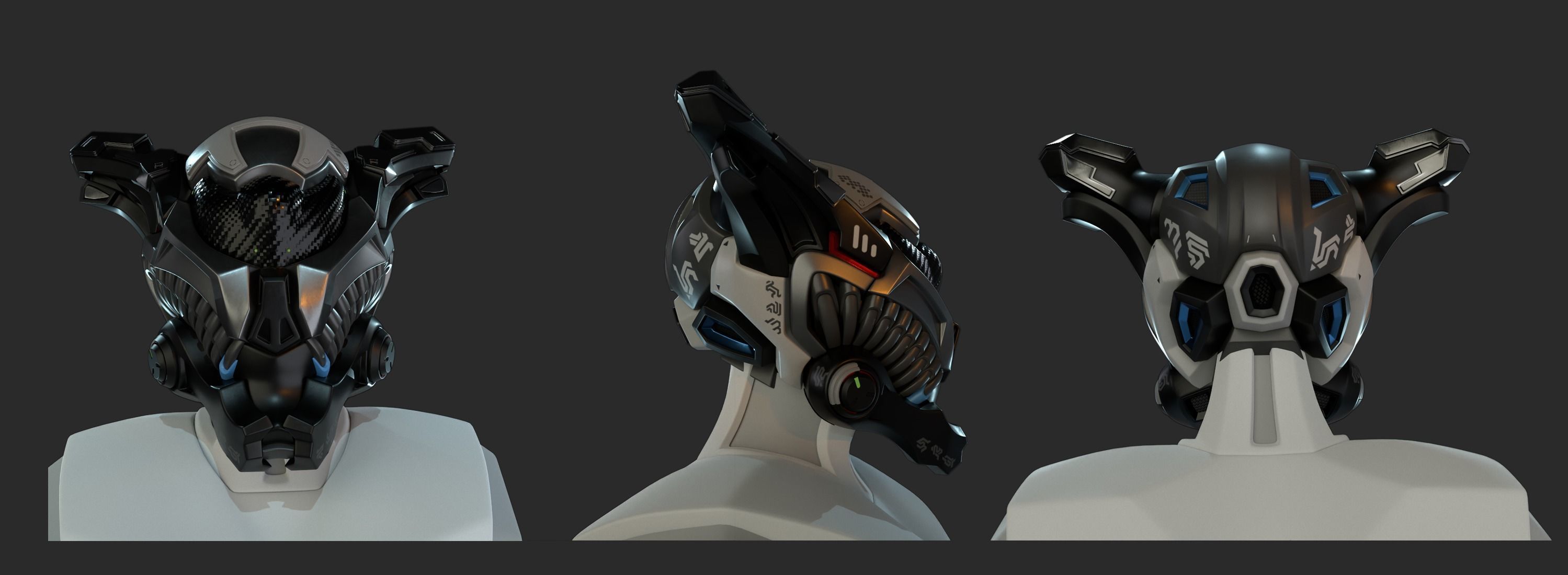 helmet elien 01 01 3D model_1