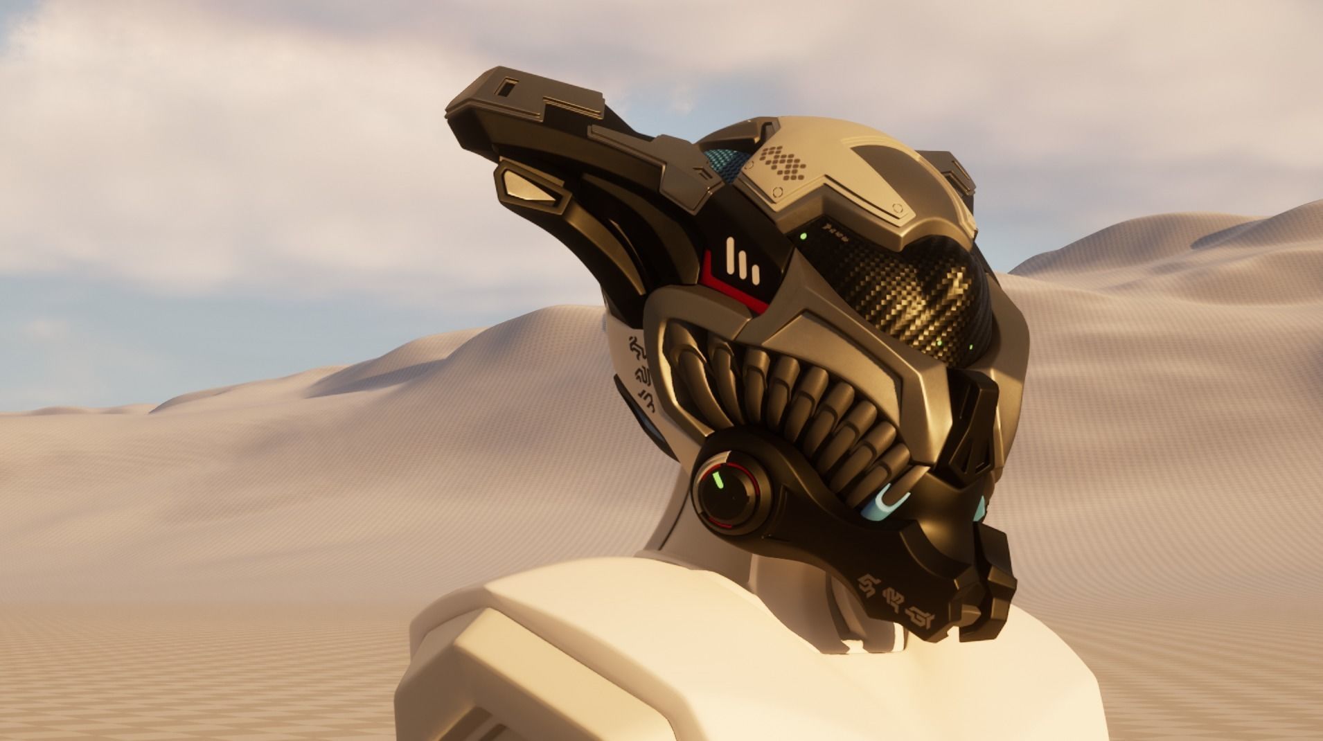 helmet elien 01 01 3D model_7