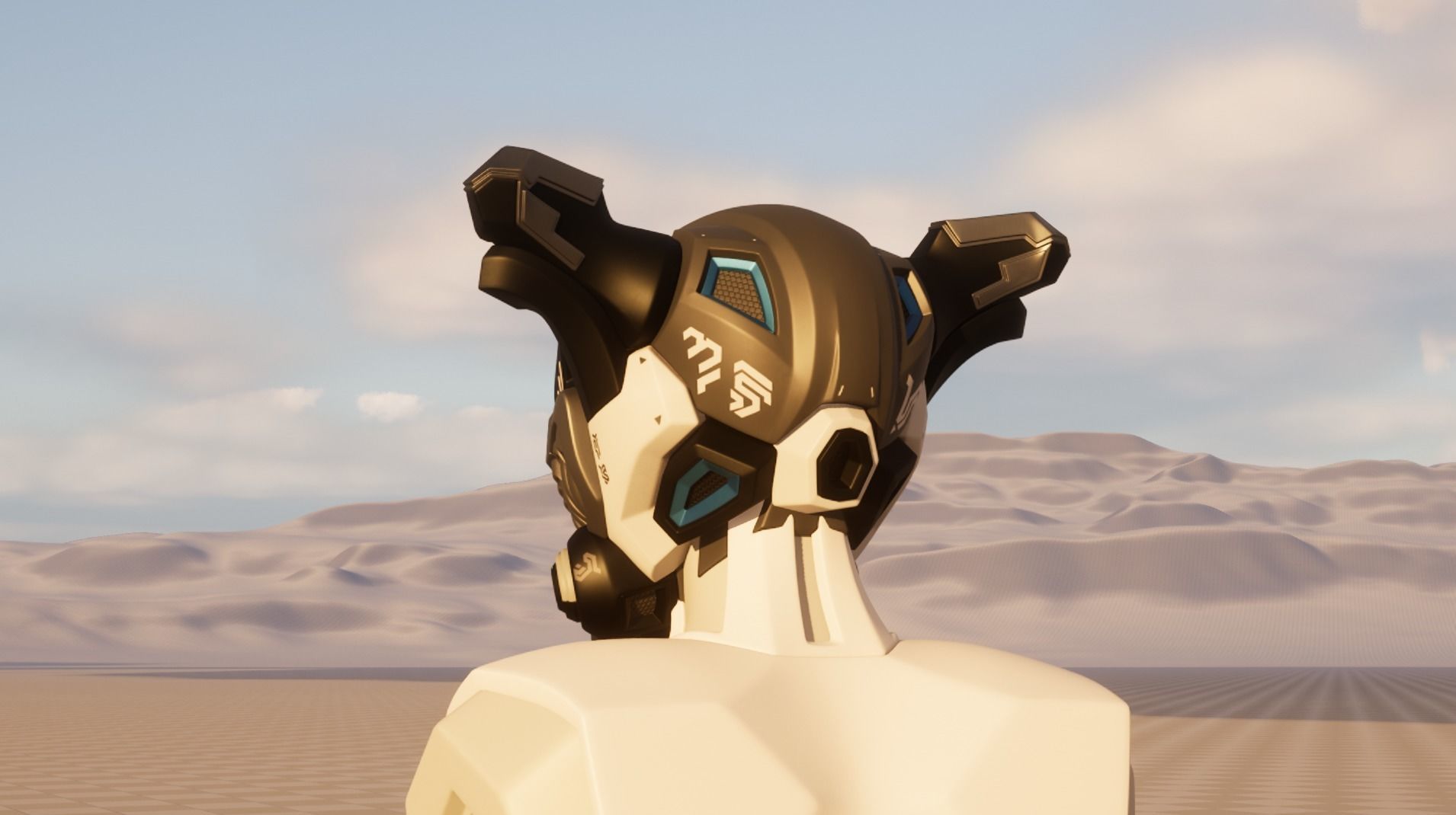 helmet elien 01 01 3D model_9