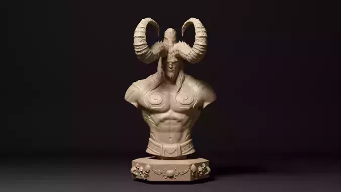 Illidan Stormrage Bust Fan Art  3D print model