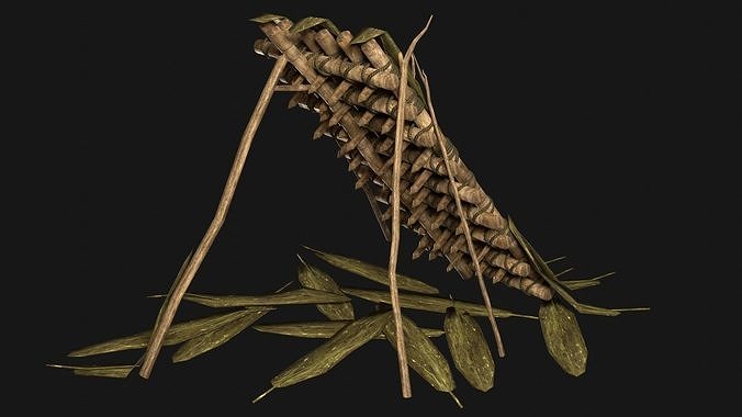 JUNGLE SWAMP TRAP ATTACK ANIMAL HUMAN SNARE AAA COLLECTION Low-poly 3D model 2