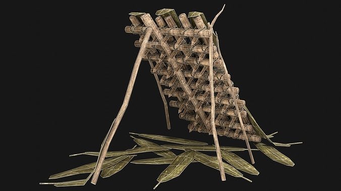 JUNGLE SWAMP TRAP ATTACK ANIMAL HUMAN SNARE AAA COLLECTION Low-poly 3D model 5