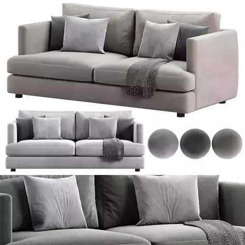 Ibiza sofa bed in dark grey