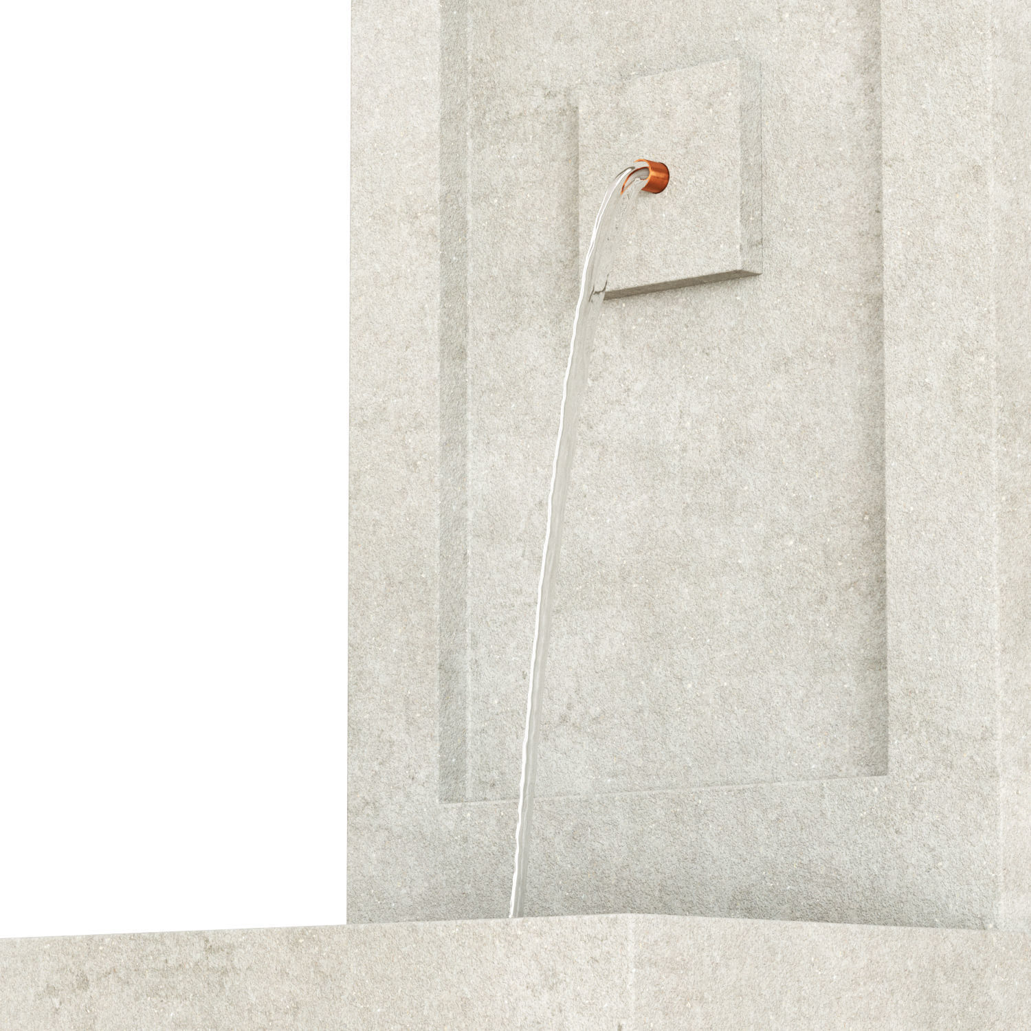 Brentwood Fountain 3D model_2