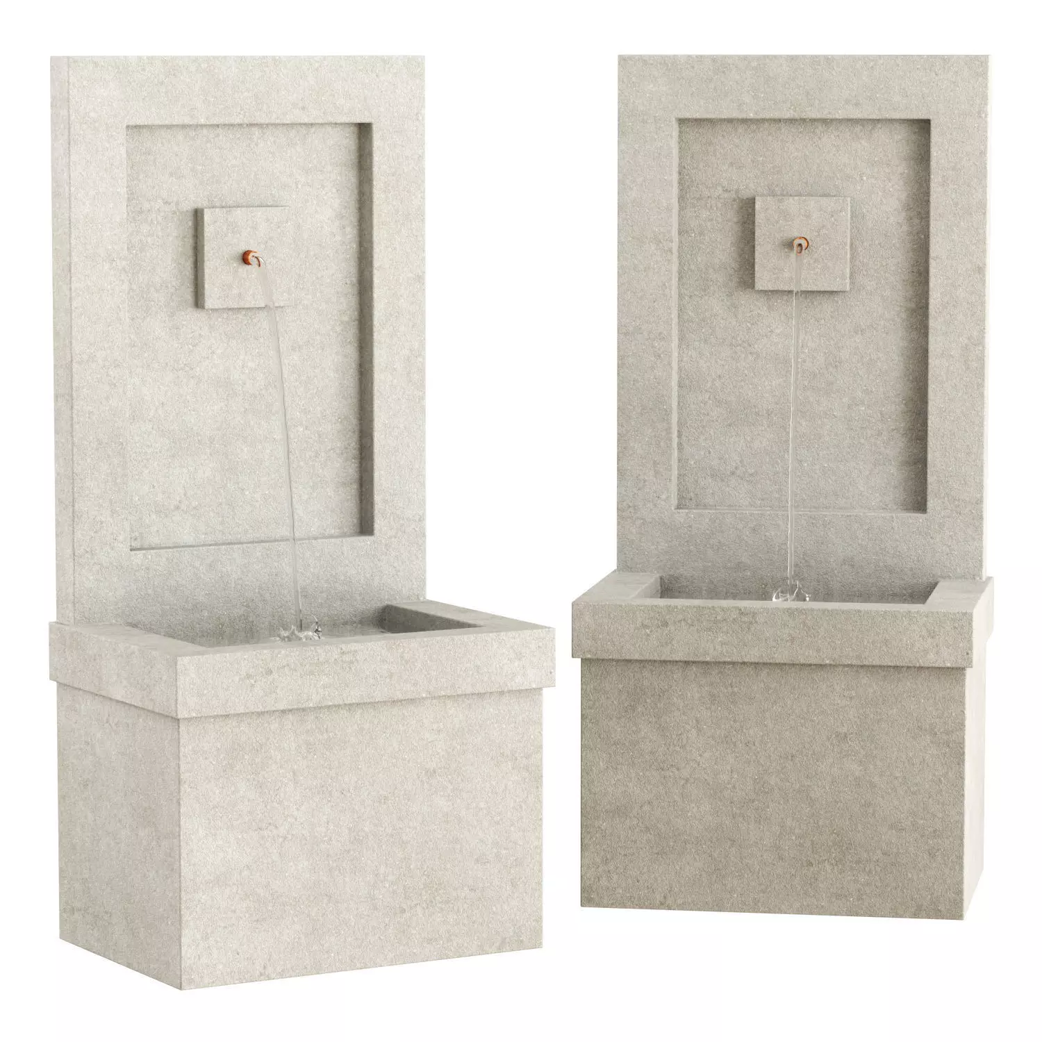 Brentwood Fountain 3D model_0