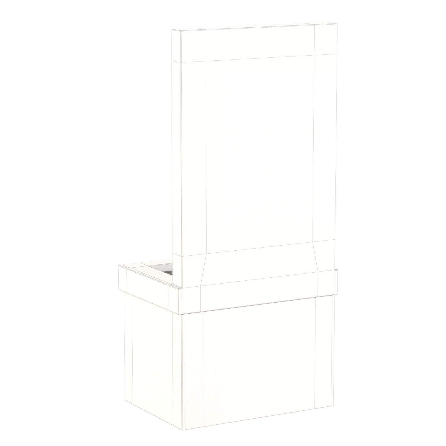 Brentwood Fountain 3D model_4