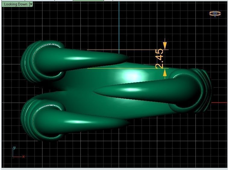 Claw Ring 3D print model_5
