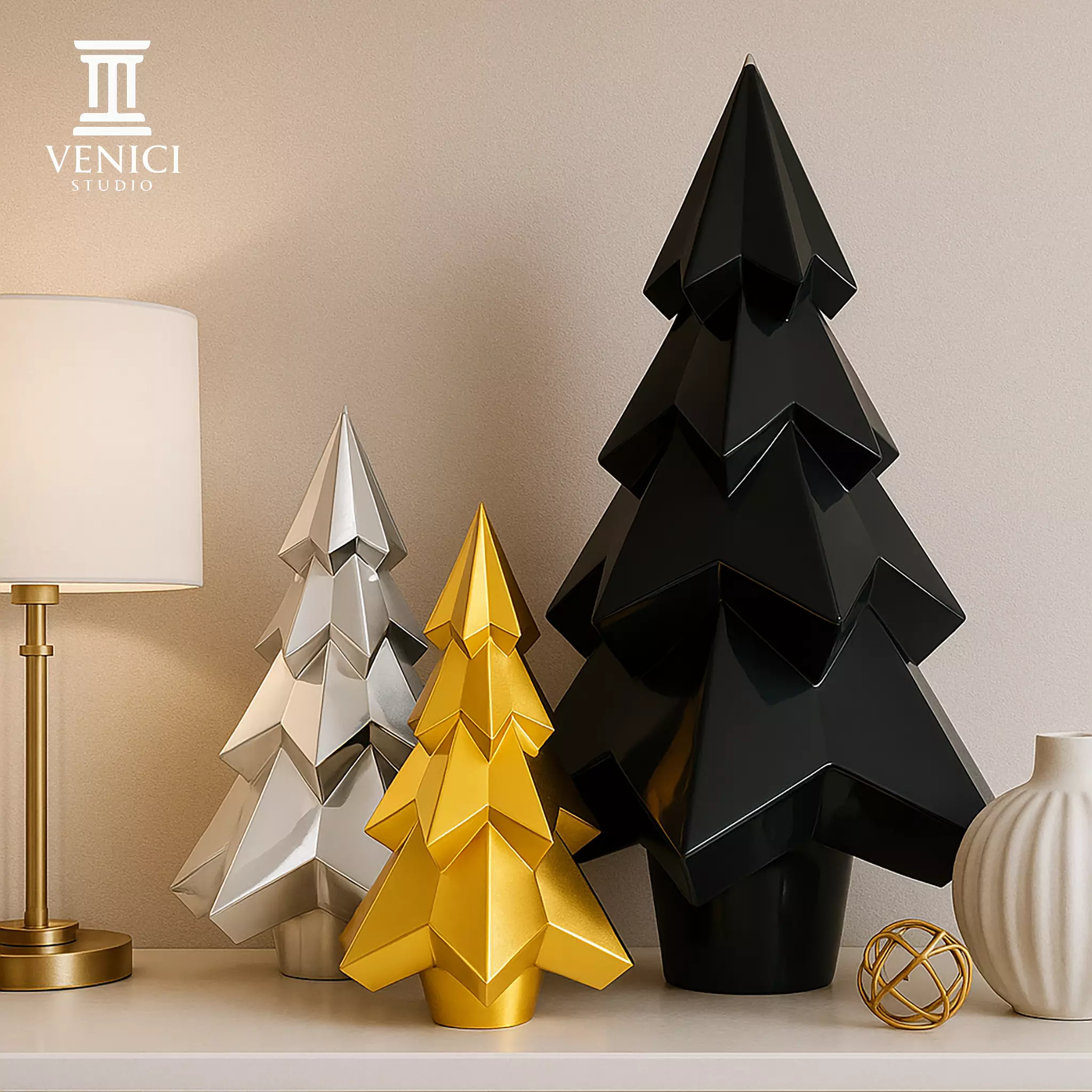 CHRISTMAS TREE - Print in Place 3D print model_0