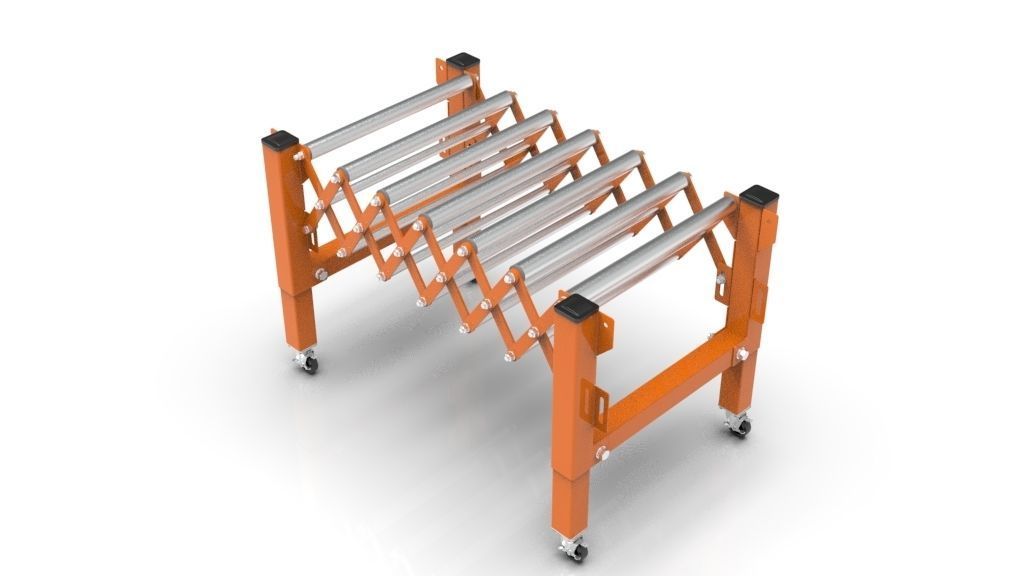 FlexiRoller Conveyor - Material Handling Solution 3D model_3