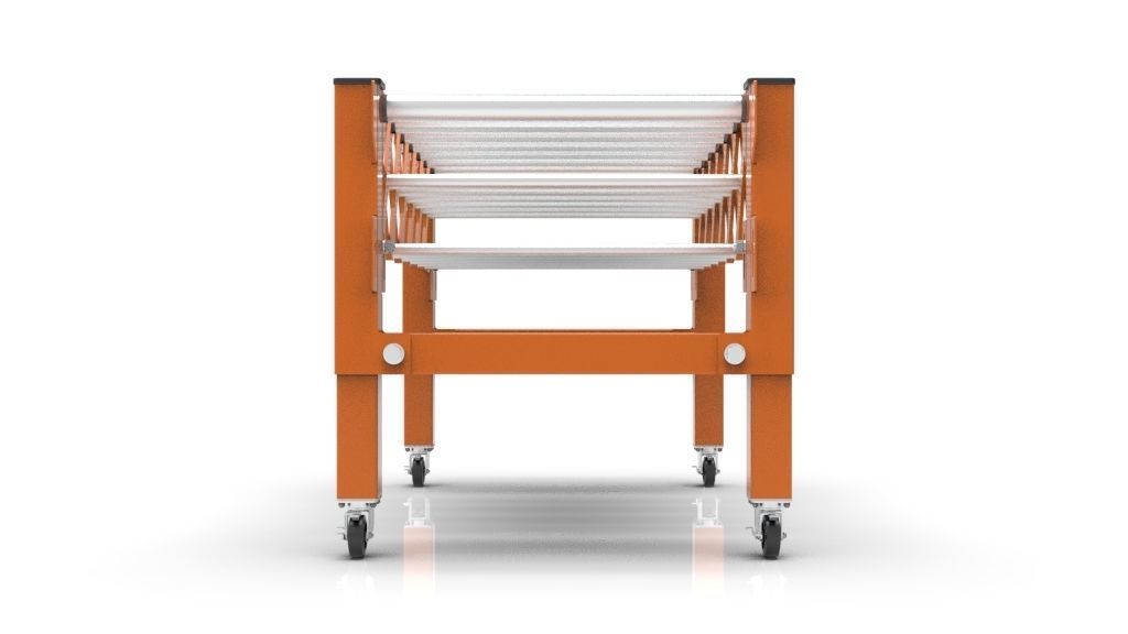 FlexiRoller Conveyor - Material Handling Solution 3D model_1