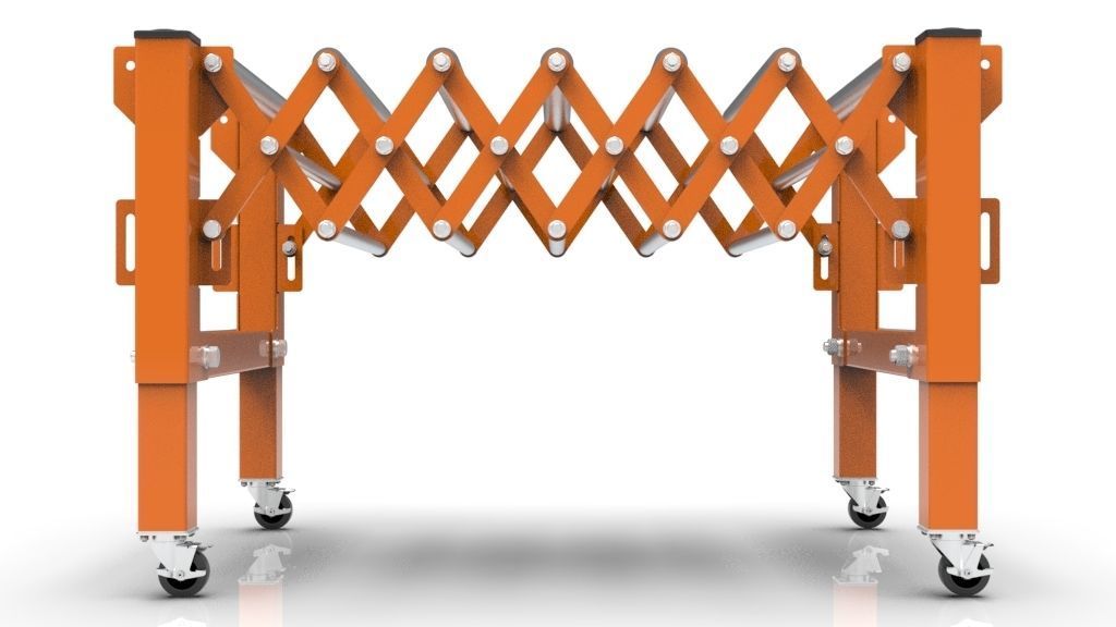 FlexiRoller Conveyor - Material Handling Solution 3D model_2