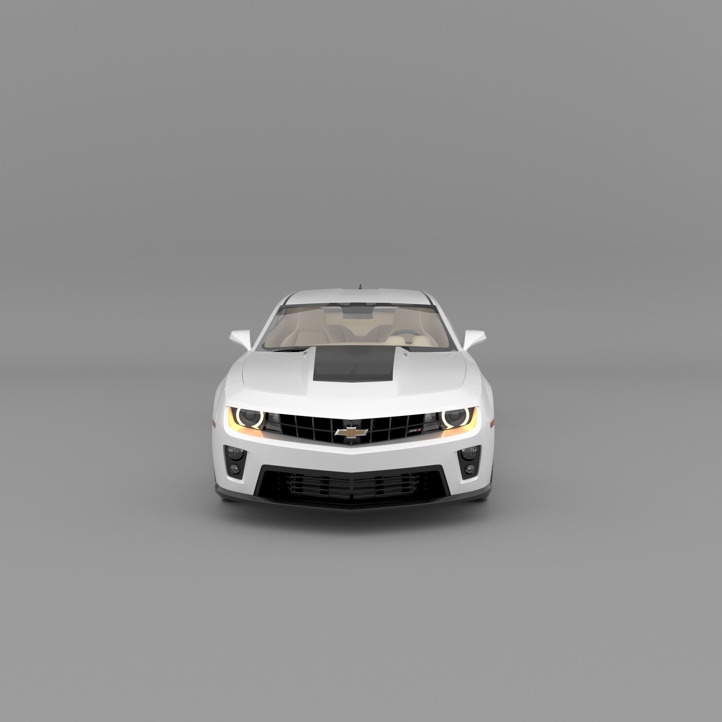 Chevrolet Camaro 2016  in high quality   Low-poly 3D model_1