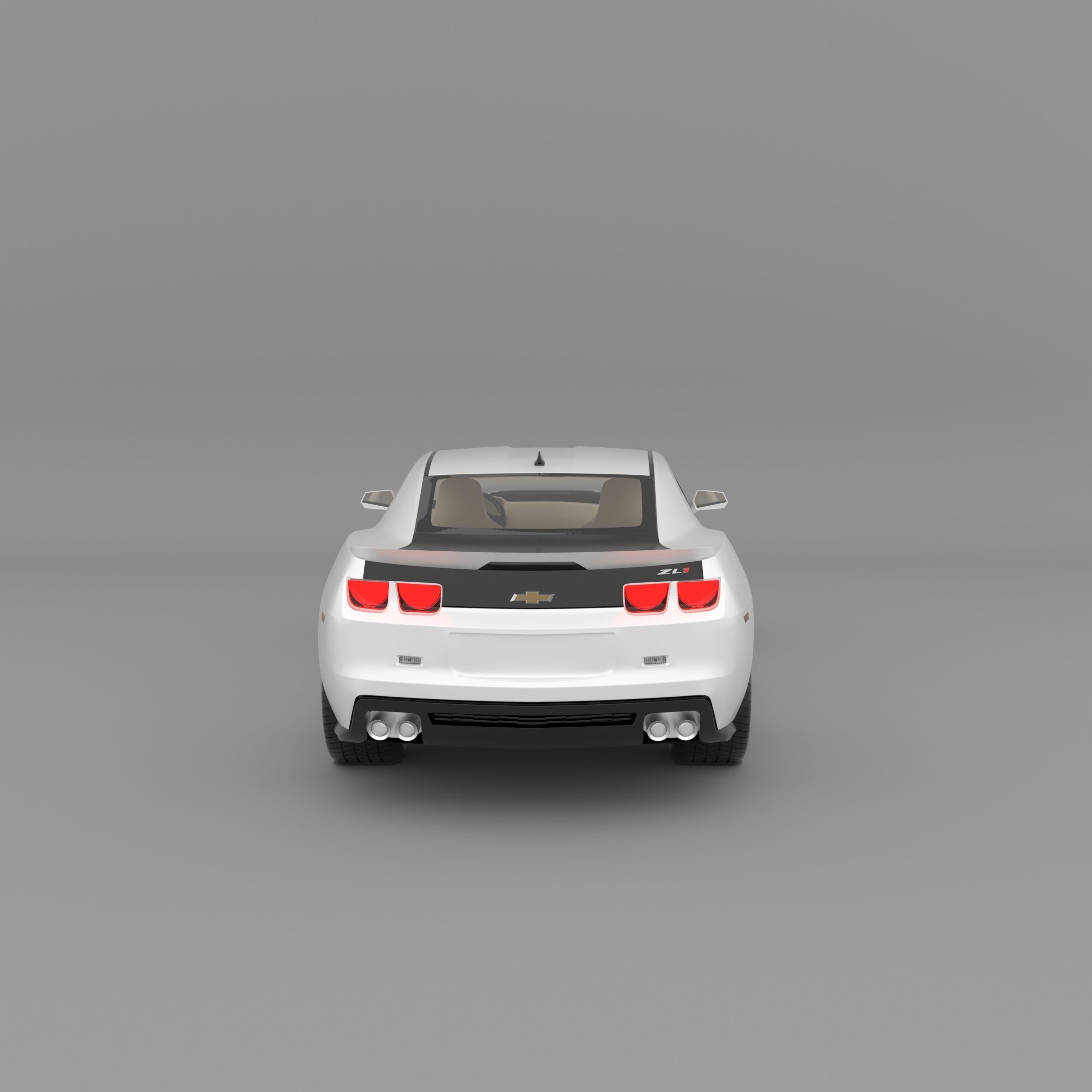 Chevrolet Camaro 2016  in high quality   Low-poly 3D model_2