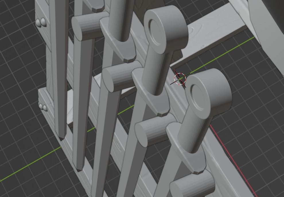 Gondor Weapon Rack 3D print model_2