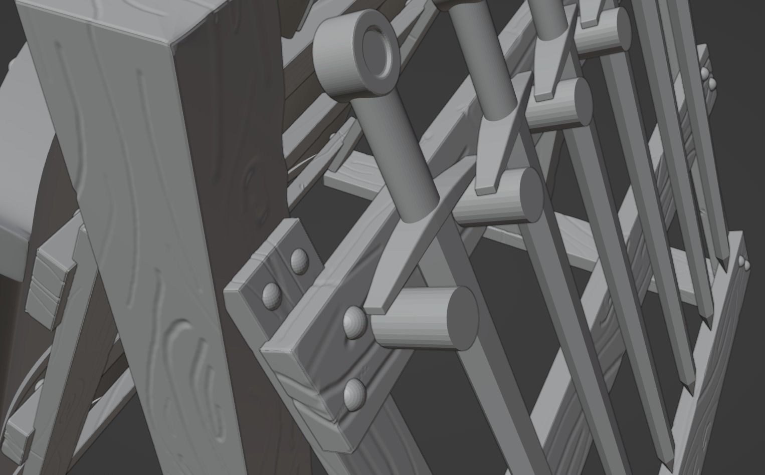 Gondor Weapon Rack 3D print model_10