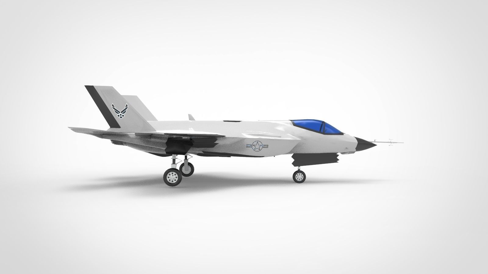 F-35 Lightning II Stealth fighter 3D model_3