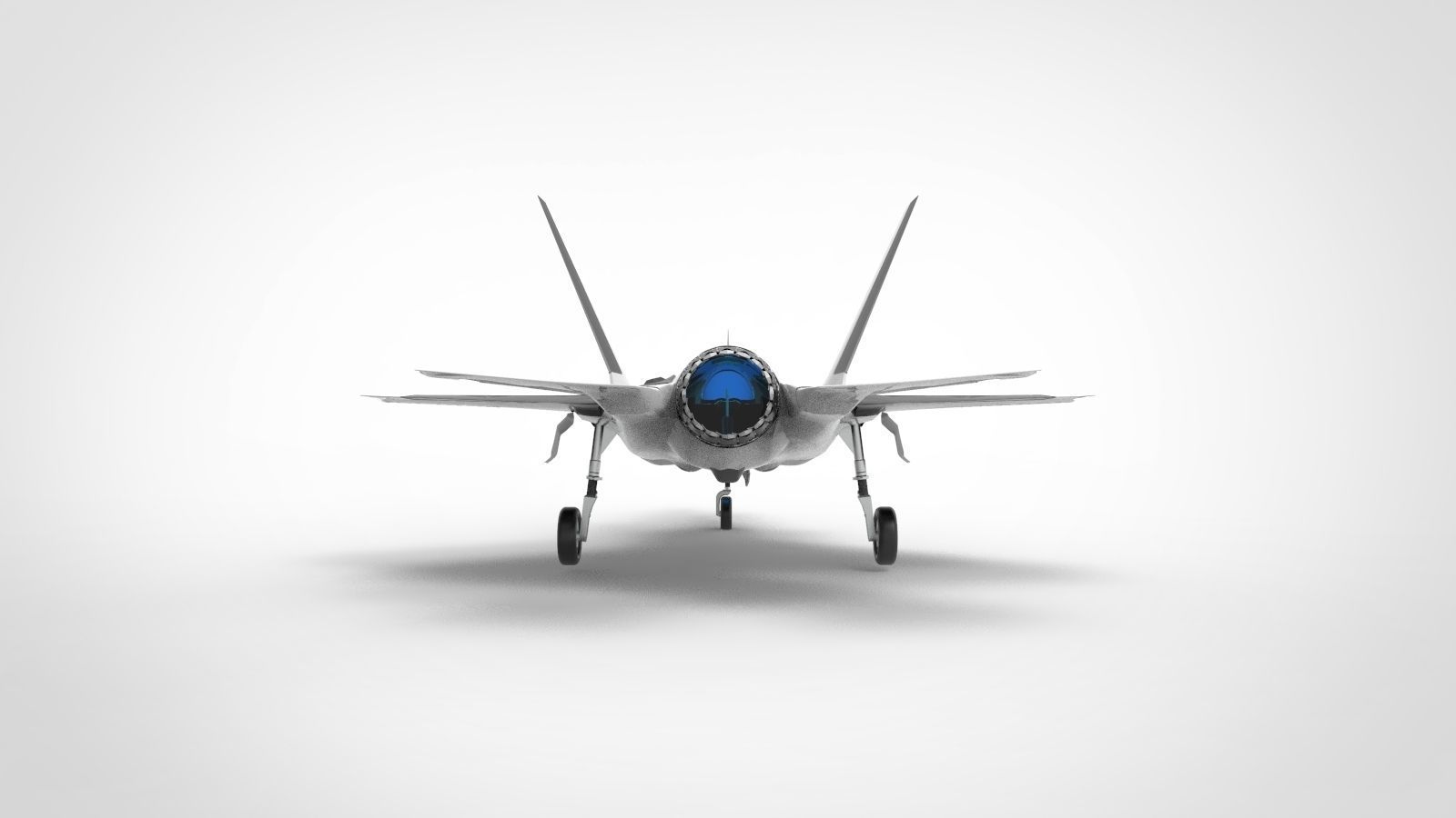 F-35 Lightning II Stealth fighter 3D model_2