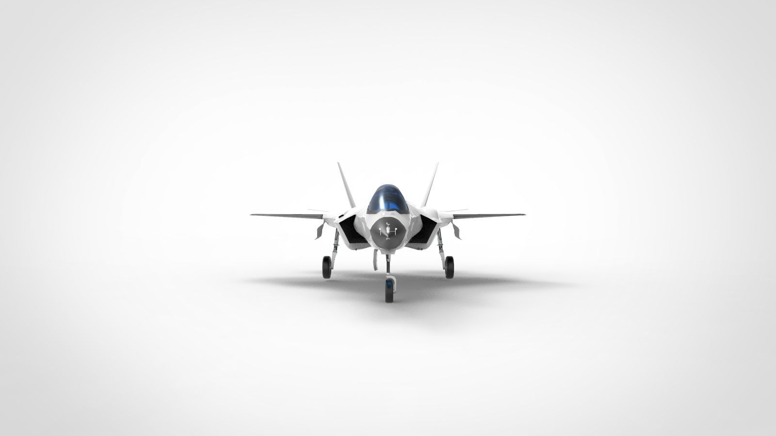 F-35 Lightning II Stealth fighter 3D model_1