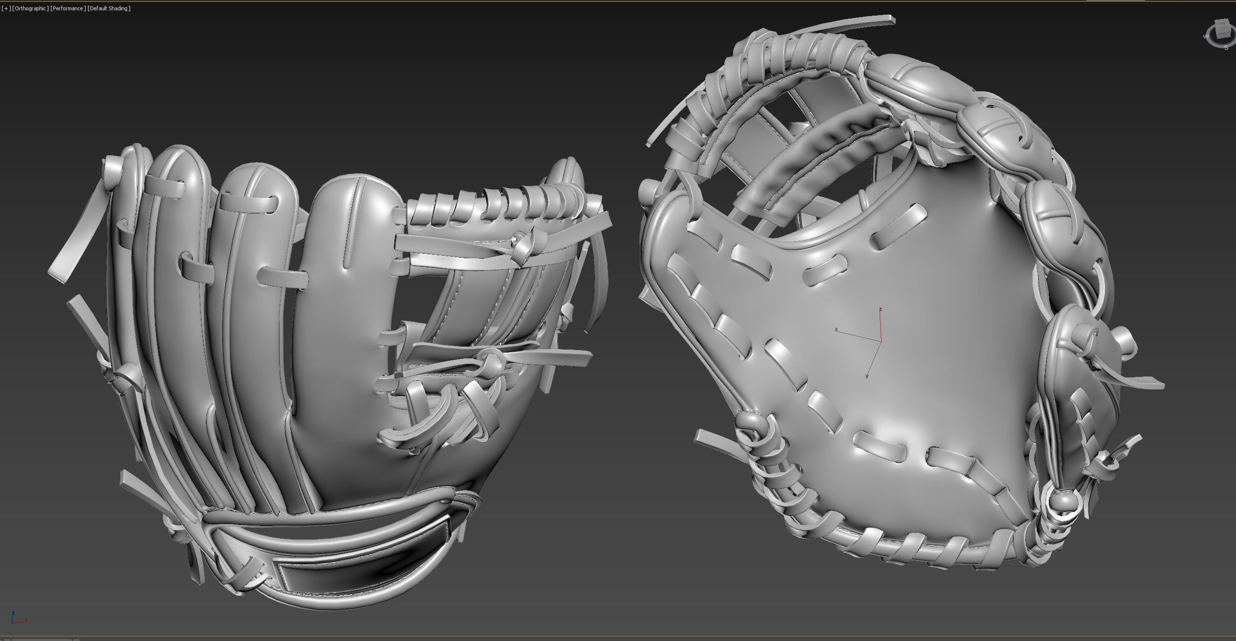 Baseball Glove 3D model_15