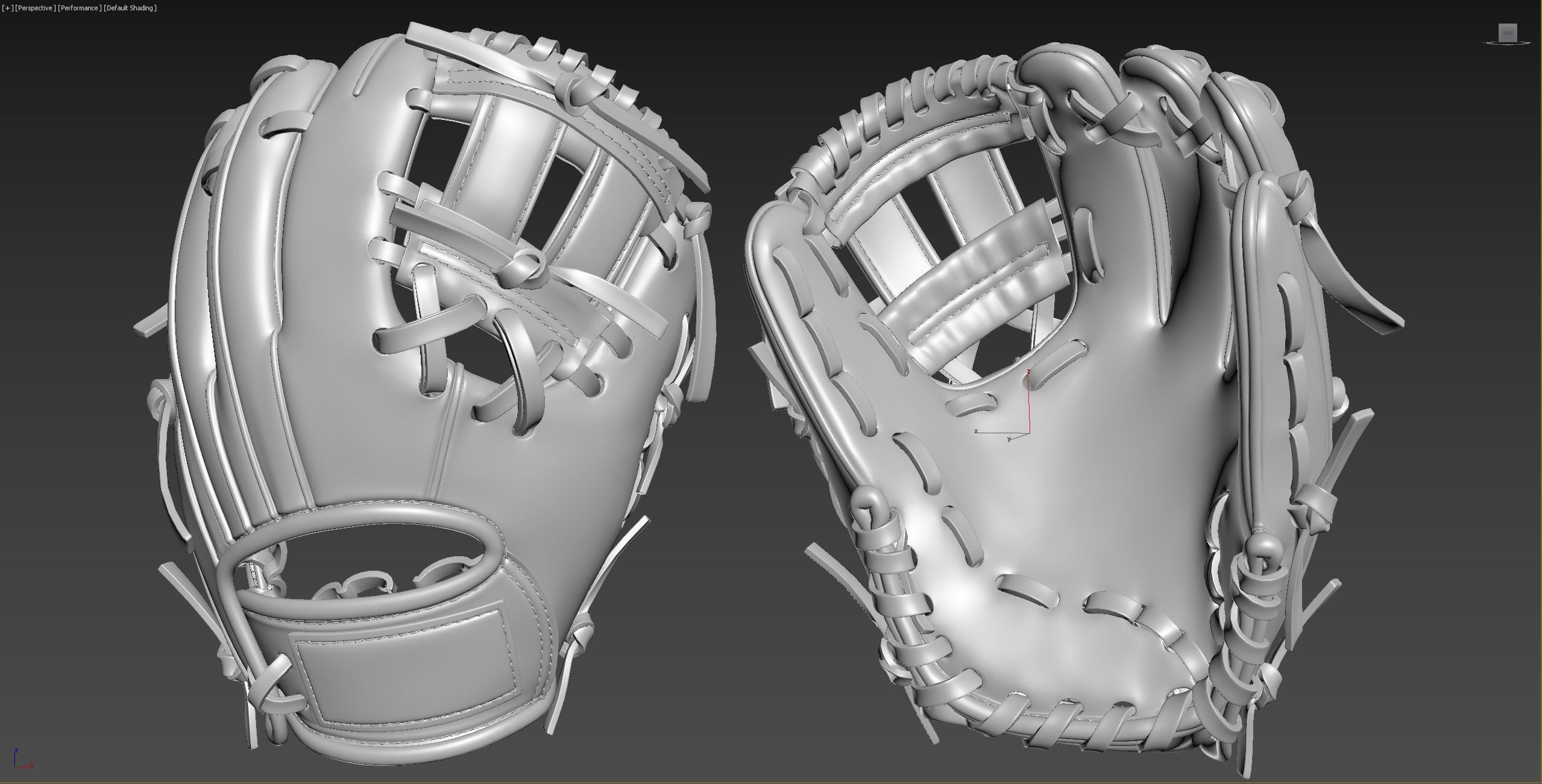 Baseball Glove 3D model_12