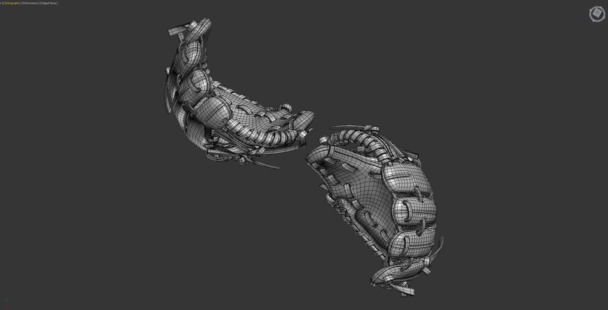 Baseball Glove 3D model_9