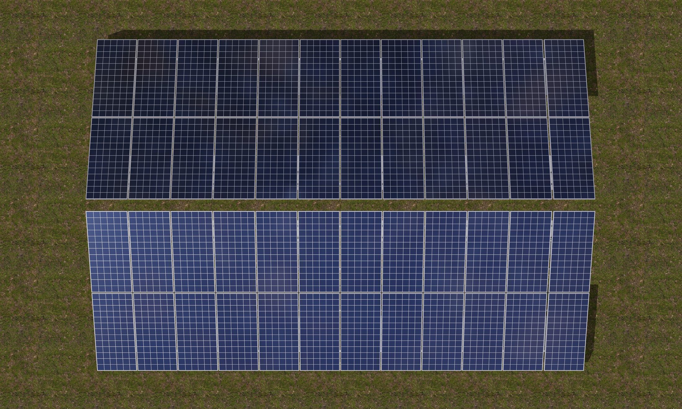Solar panel 3D model_1