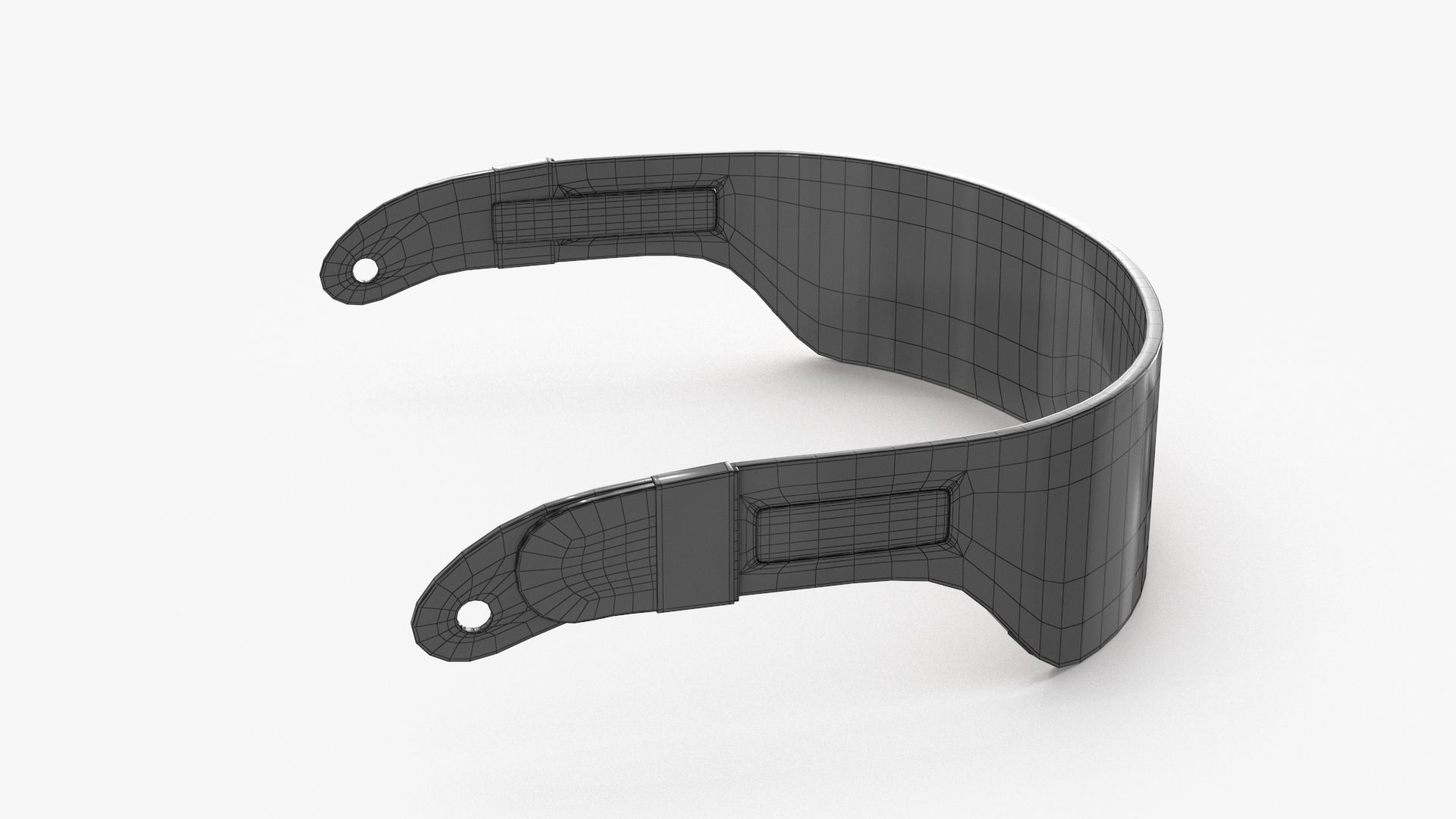 Sci-Fi Glasses Low-poly 3D model_16