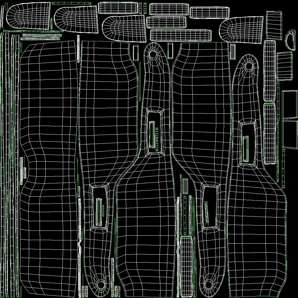 Sci-Fi Glasses Low-poly 3D model_17
