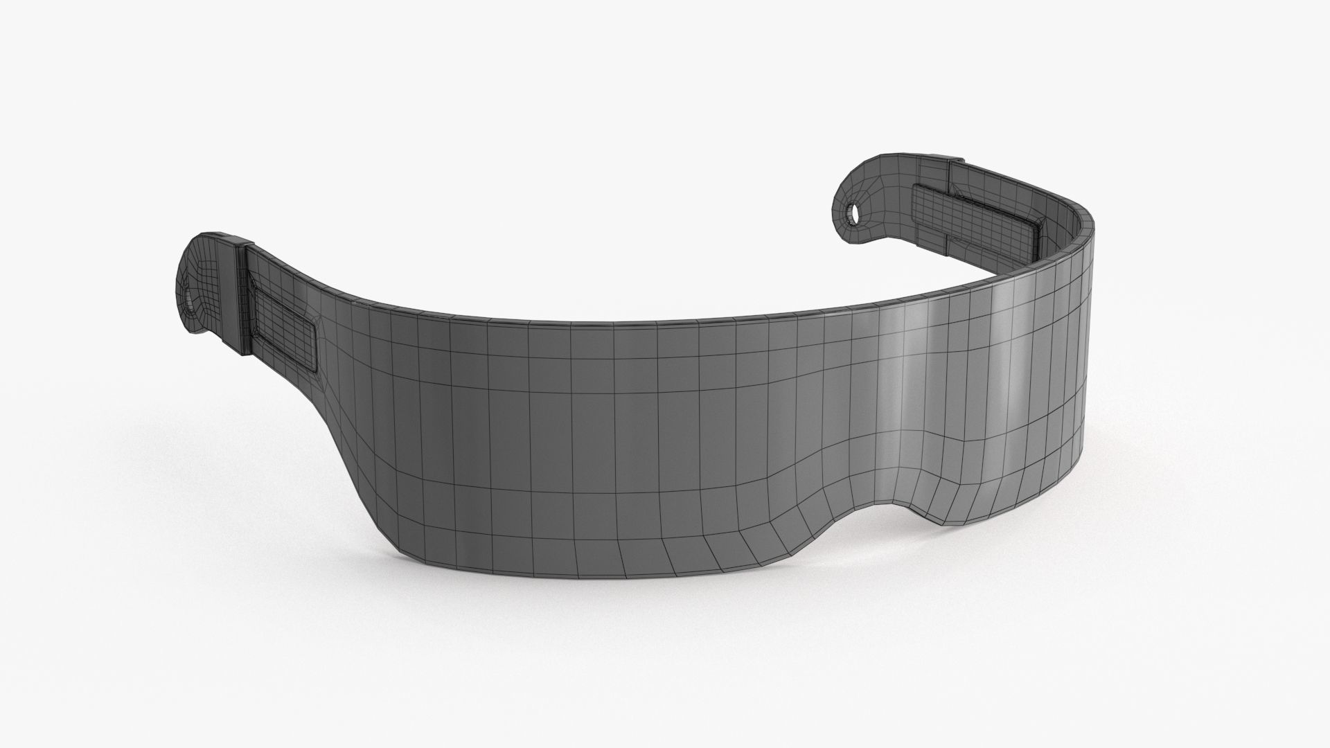 Sci-Fi Glasses Low-poly 3D model_15