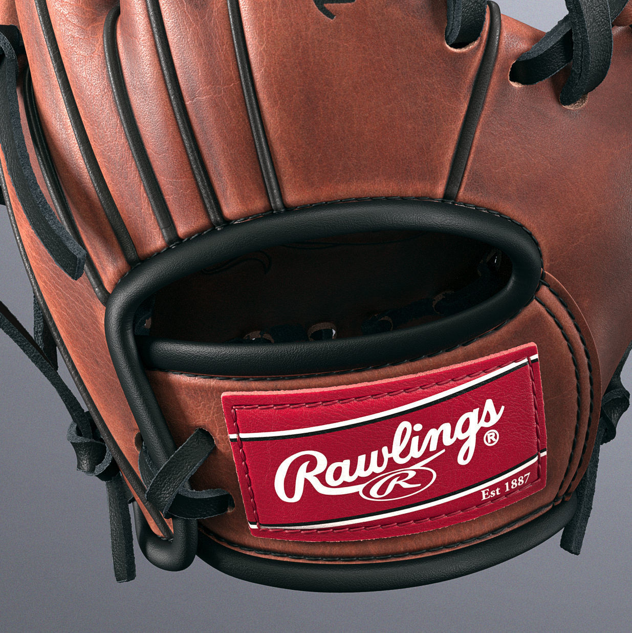 Baseball Glove 3D model_4