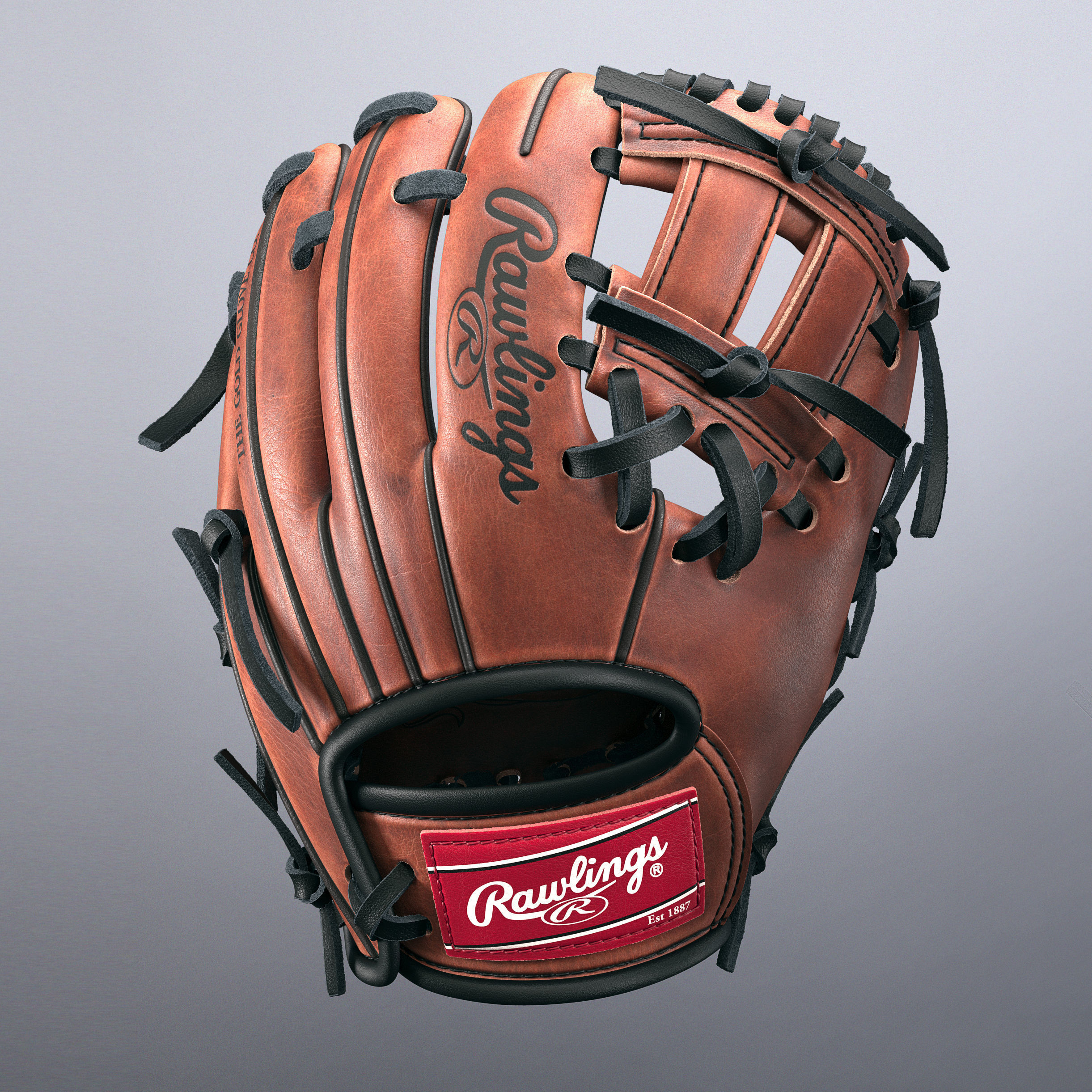 Baseball Glove 3D model_1
