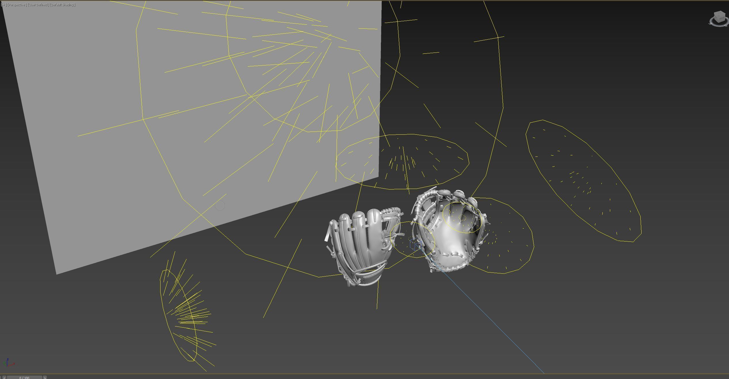 Baseball Glove 3D model_9