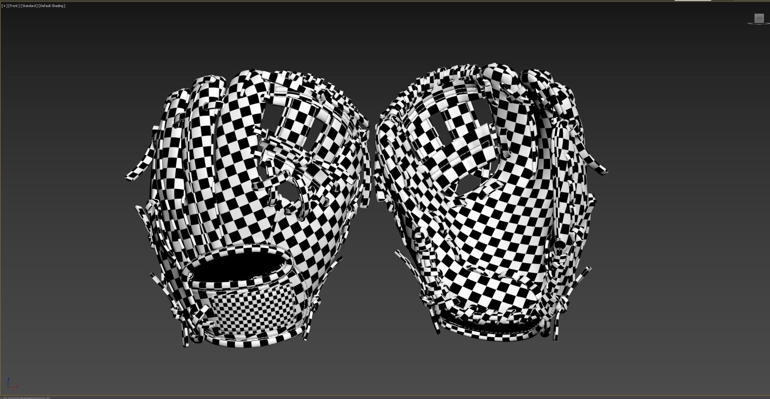 Baseball Glove 3D model_8