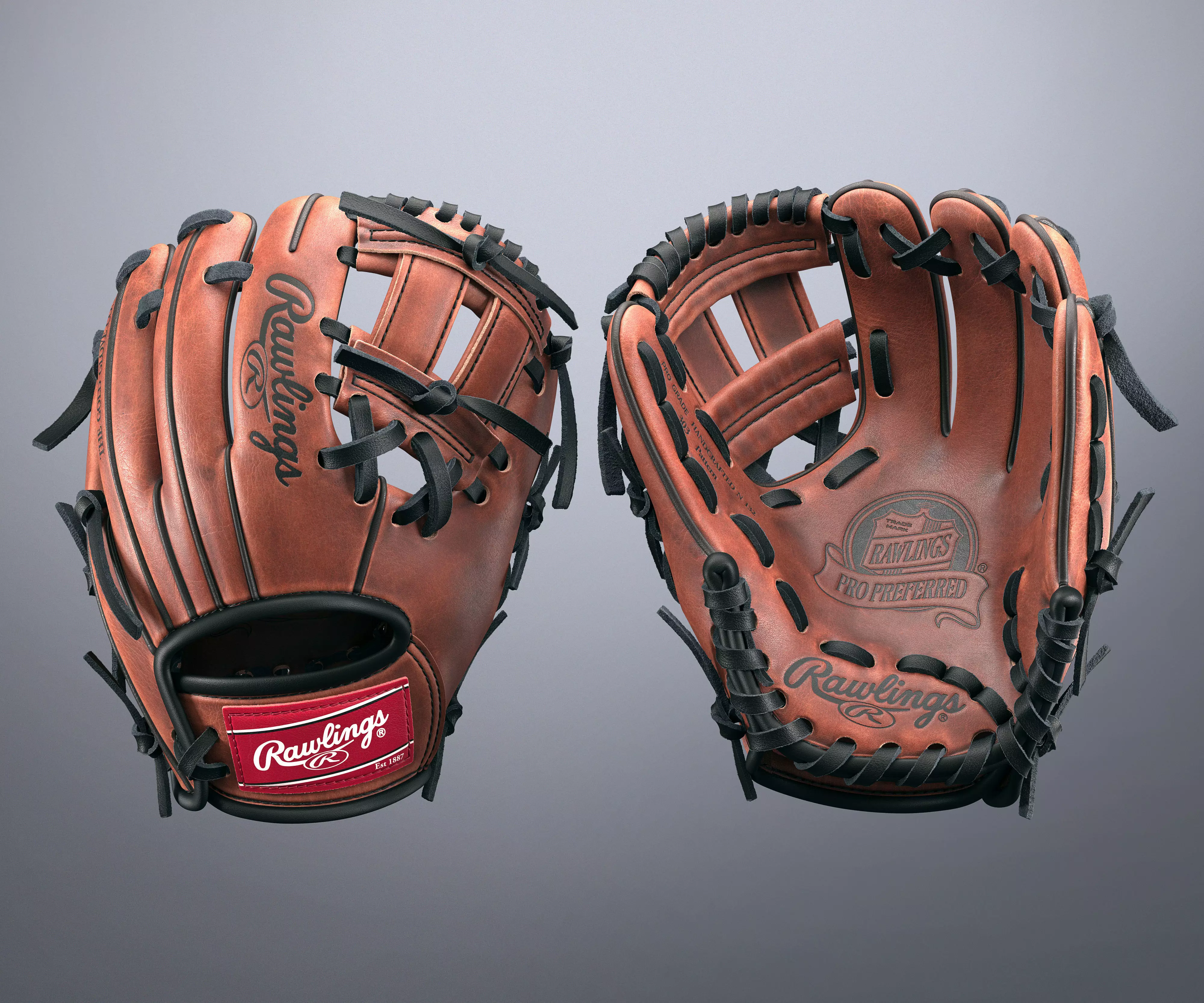 Baseball Glove 3D model_0