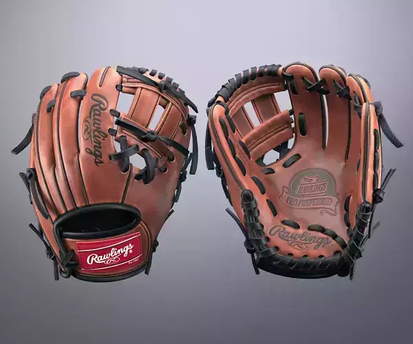 Baseball Glove 3D model Baseball Glove 3D model