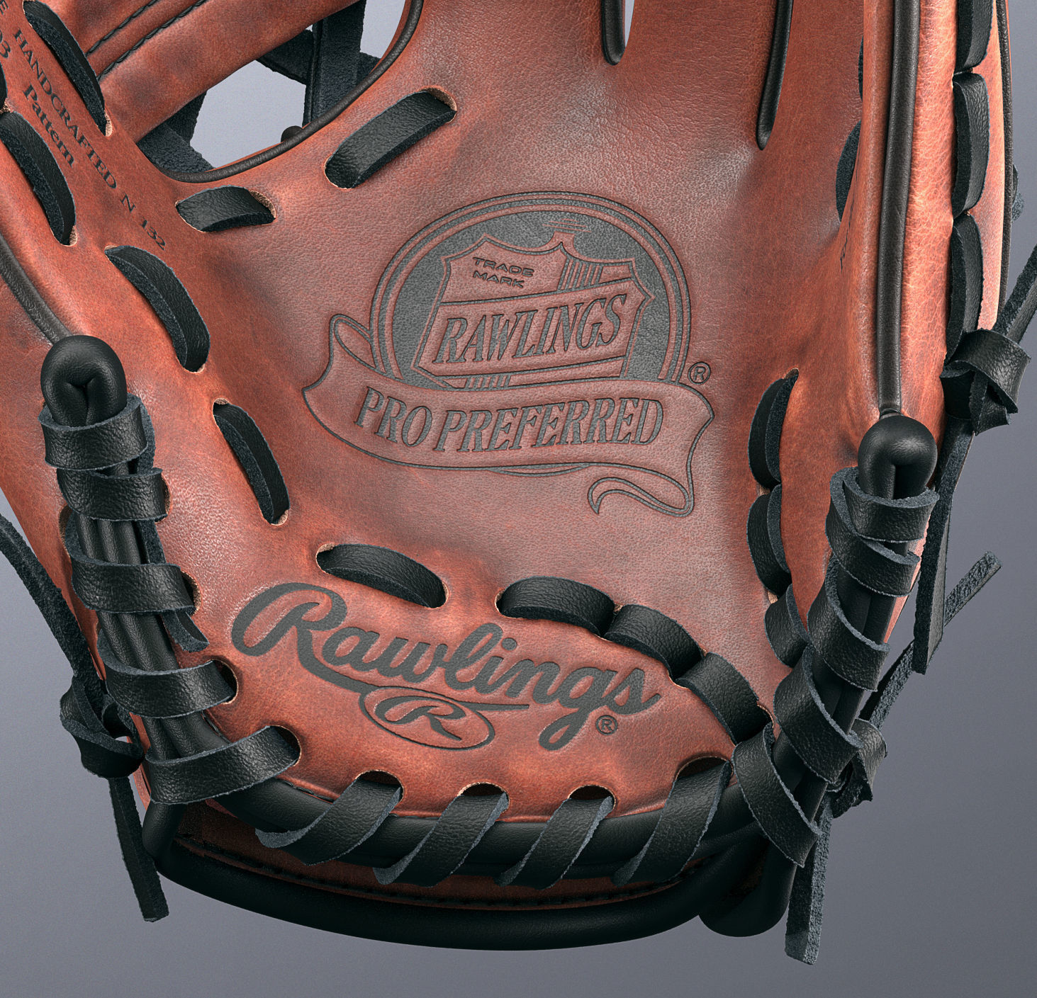 Baseball Glove 3D model_5