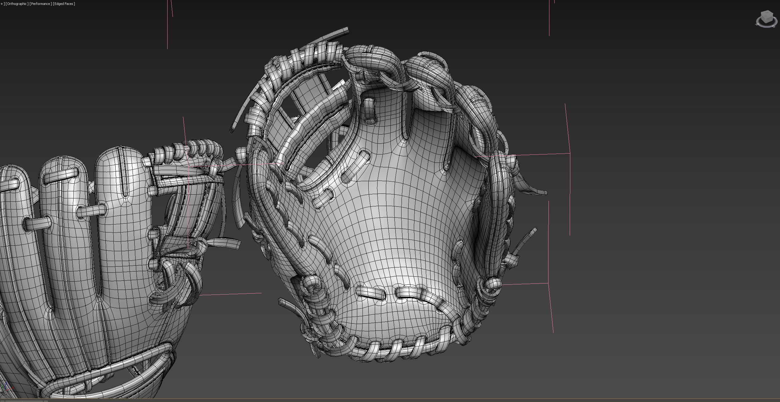 Baseball Glove 3D model_13