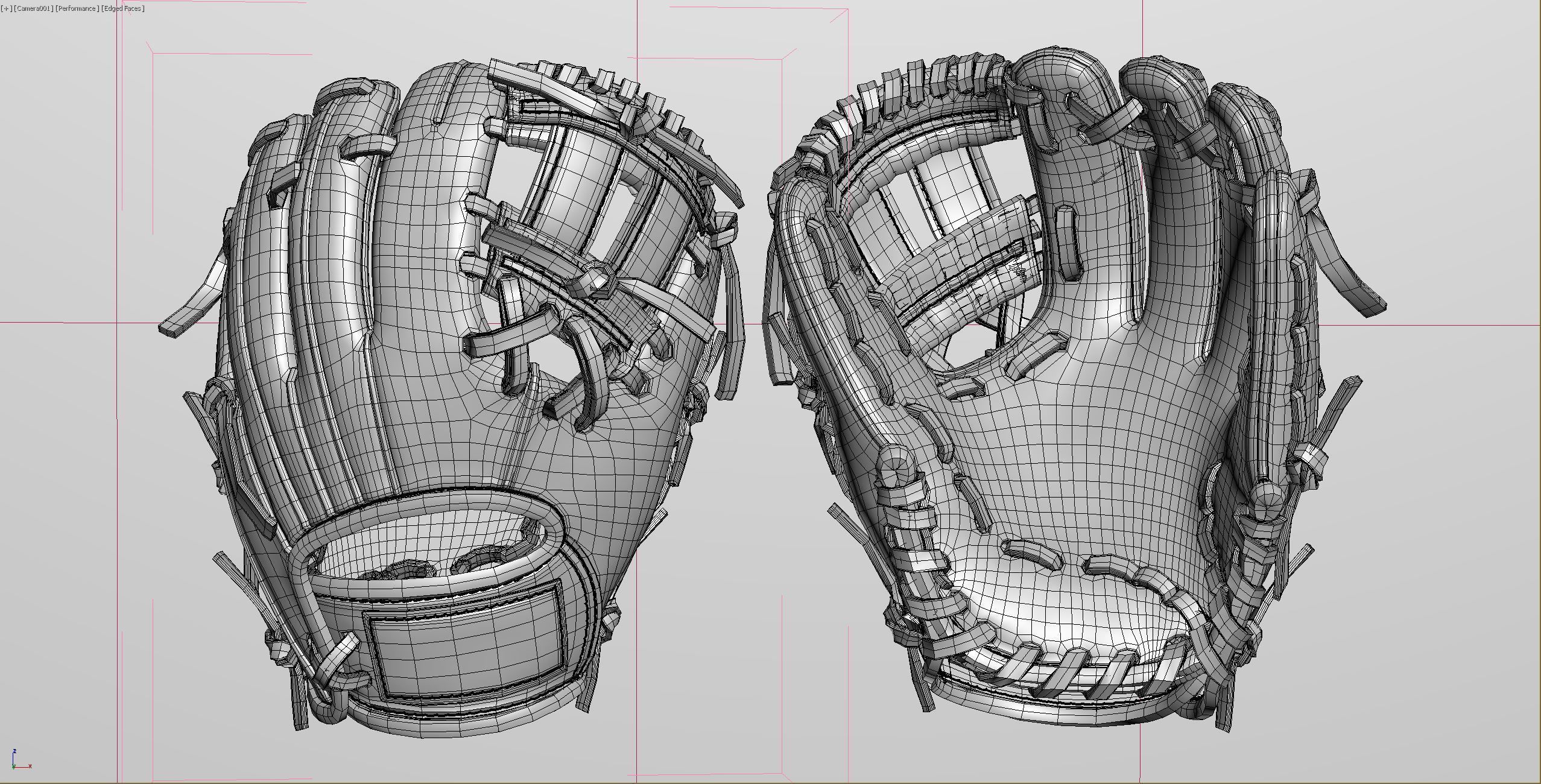 Baseball Glove 3D model_12